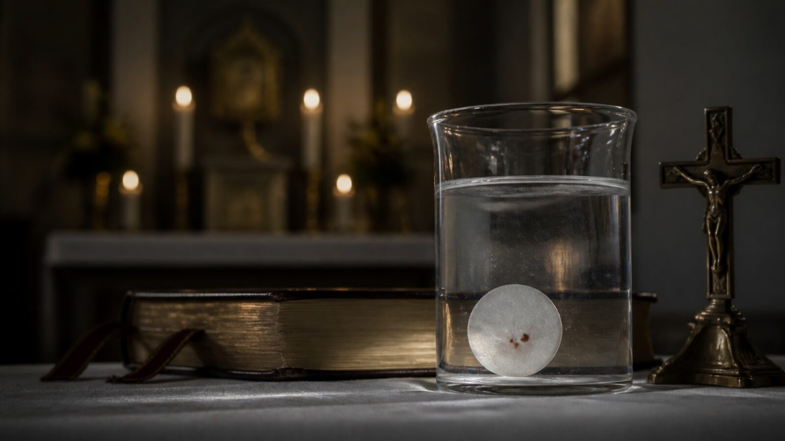 L’Ostia non si dissolve e compaiono macchie rosse: la Chiesa indaga sul caso di Cuilapa