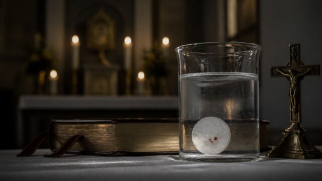 L’Ostia non si dissolve e compaiono macchie rosse: la Chiesa indaga sul caso di Cuilapa
