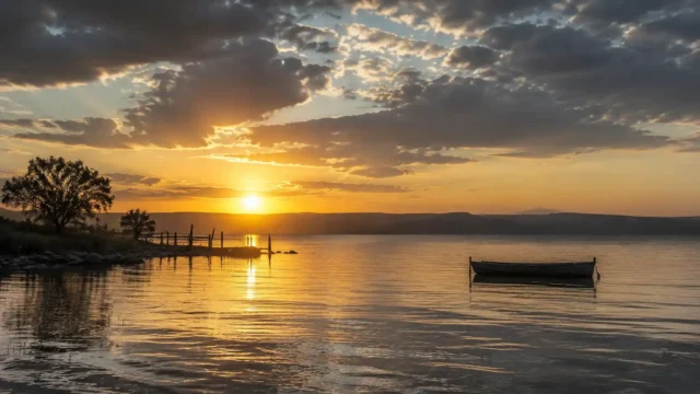Il lago si è ritirato e ha restituito il porto dove Gesù chiamò i suoi primi discepoli